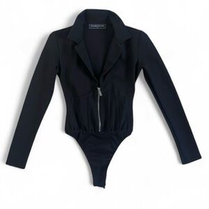 Black Long Sleeve Bodysuit